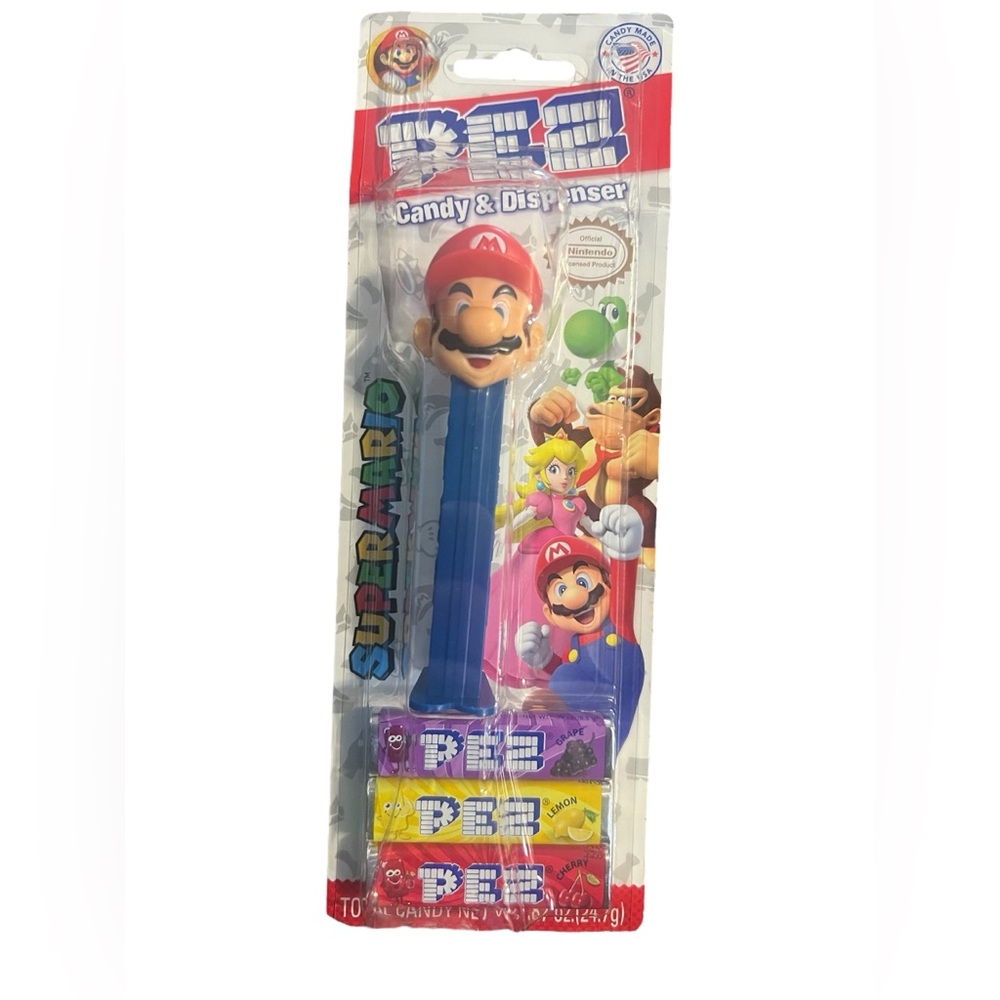 Super Mario PEZ Dispenser With Candy